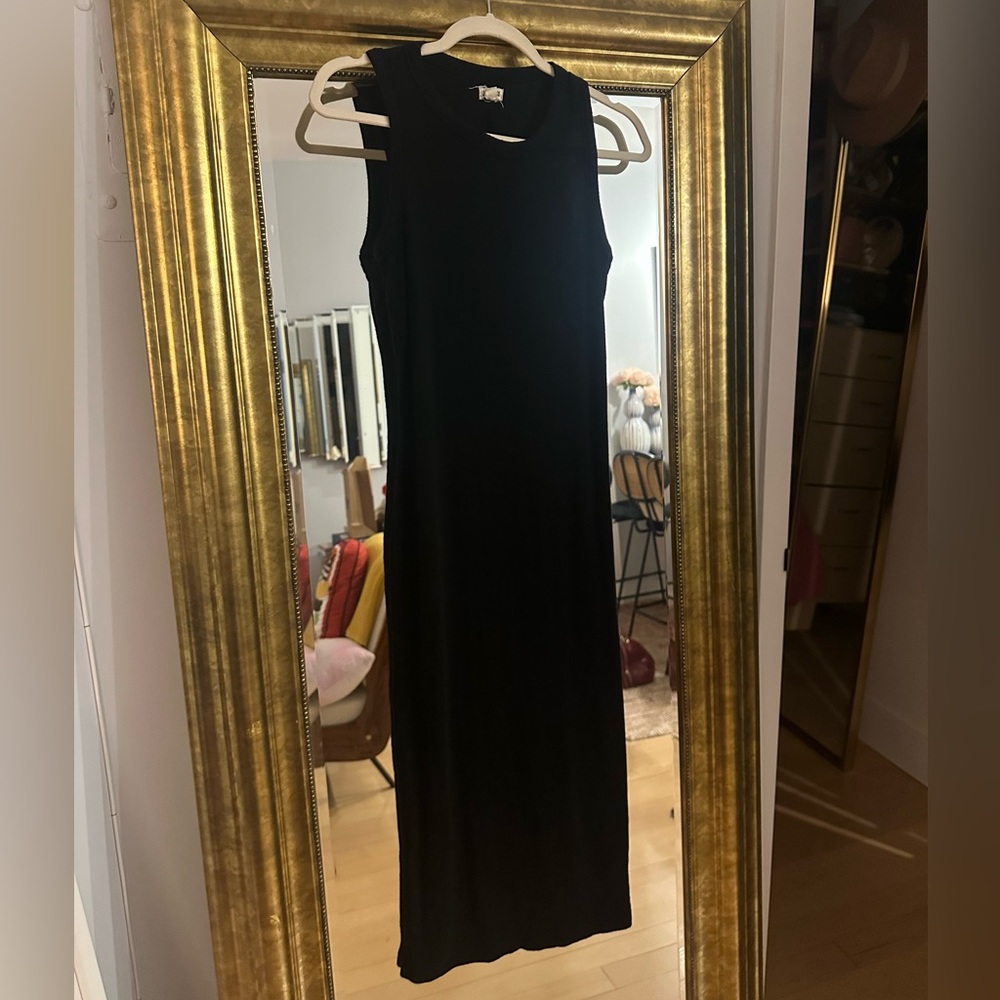 L'AGENCE Black Maxi Dress